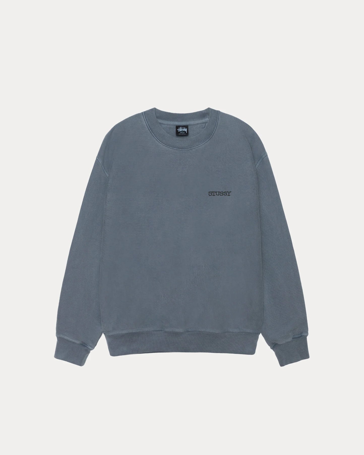 STUSSY JUMBO CREW PIGMENT DYED